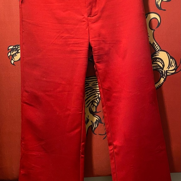 Red Mumu dressed pants, size S, made in China - Picture 4 of 12